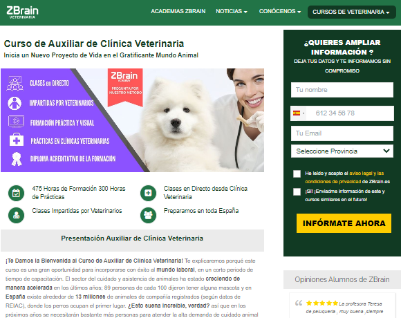 Landing page - Auditoría SEO & extructuración de contenido