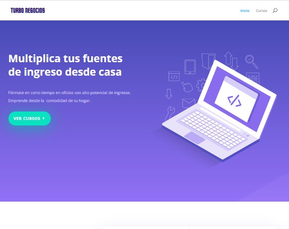 Website - Cursos de formación para emprendedores